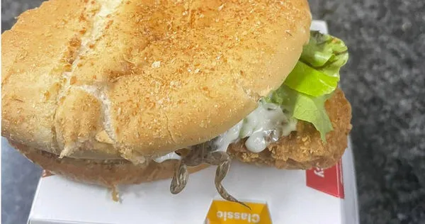 南非一名女童點麥香雞，卻差點吃到麥香蛙。（圖／翻攝自當事人臉書）