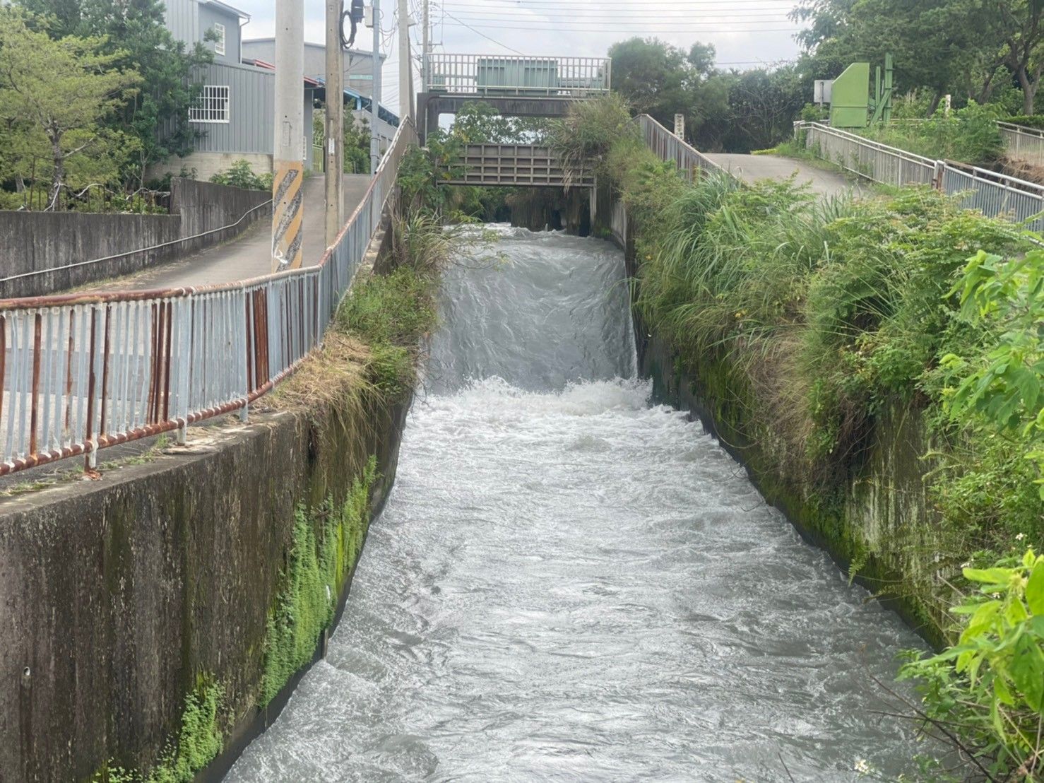 ▲▼石岡壩南幹線灌溉渠道開發小水力電廠計畫。（圖／森崴能源提供）