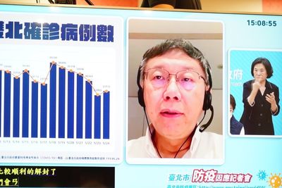 快訊/柯文哲稱疫情洪峰已過 「照這個速度2個月就解封了」