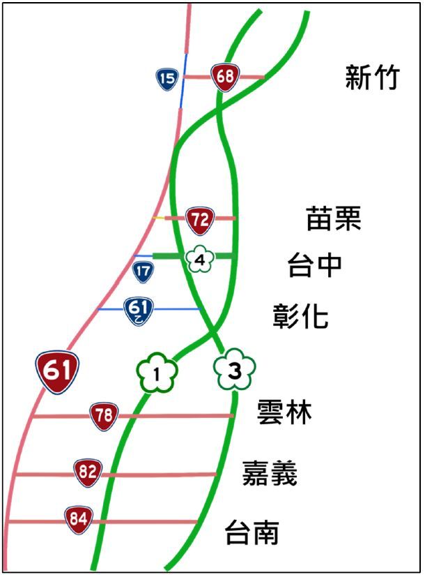 ▲端午國道替代道路及疏運措施。（圖／高公局提供）