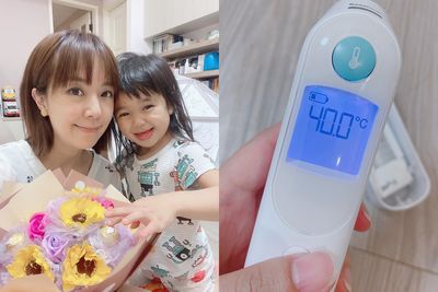 女星4歲女快篩陽沒做PCR　曝醫生中肯建議「退燒1迷思要注意」