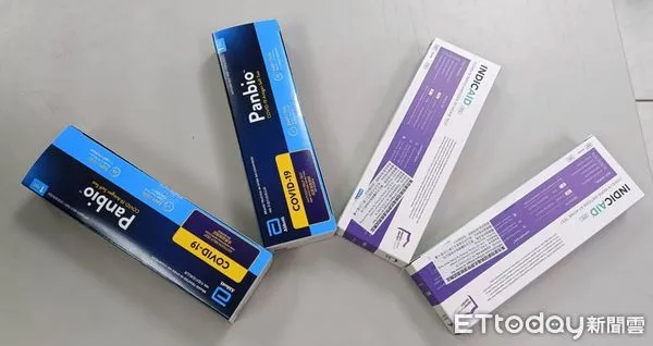 ▲為保障台南市義消救災防疫安全，消防局已採購快篩試劑一批，供協勤救災義消人員快篩使用，讓義消們安心。（圖／記者林悅翻攝）