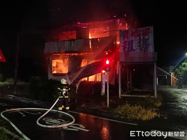 ▲▼林園樣品屋火警             。（圖／記者陳宏瑞攝）