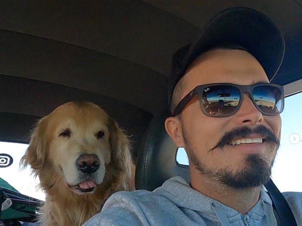 ▲▼巴西網紅帶愛犬自駕壯遊美國，抵達終點前2天車禍死亡。（圖／翻攝Instagram帳號shurastey_）