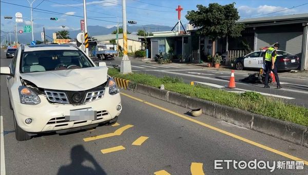 ▲▼台東臨海路二段死亡車禍。（圖／記者楊漢聲翻攝）