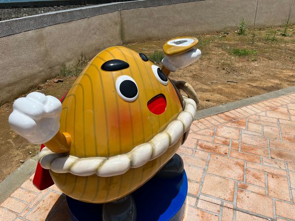 ▲▼　石門吉祥物「粽寶」遭毀  。（圖／記者戴上容翻攝）