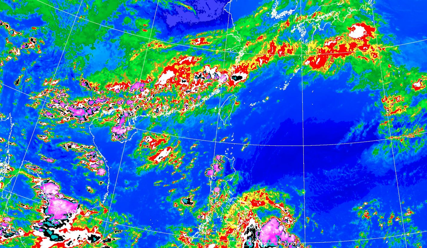 ▲明日鋒面靠近，天氣不穩定。（圖／氣象局）