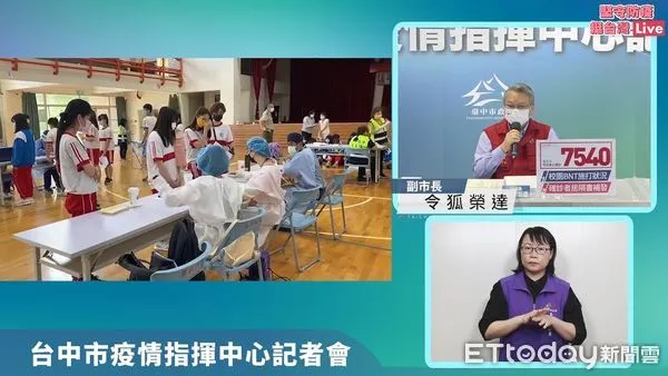 ▲兒童疫苗加速接種，台中拼全市國小6/10前打完。（圖／記者游瓊華翻攝）