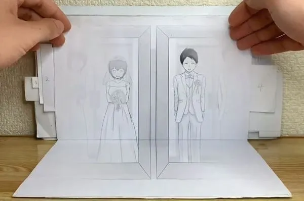 ▲▼3.6萬人按讚，感人的動態繪本。（圖／翻攝自推特）