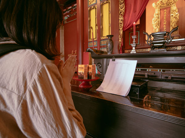 ▲▼臺北孔廟推出「子曰開運錦囊」互動網站，讓考生在家就能求考運。（圖／業者提供）