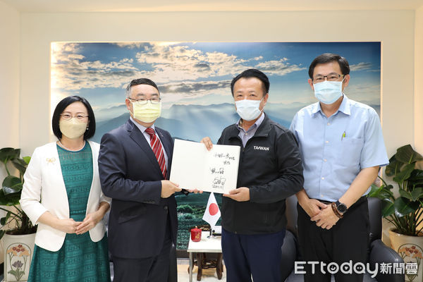 ▲▼日本台灣交流協會高雄事務所所長小野一彥拜會。（圖／嘉義縣政府提供）