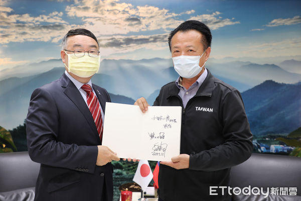 ▲▼日本台灣交流協會高雄事務所所長小野一彥拜會。（圖／嘉義縣政府提供）