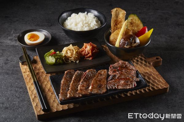 ▲「最肉」推出全新「澳洲和牛饕客餐盒」，使用澳洲M8+等級和牛橫膈膜與法蘭克部位。（圖／王品提供）