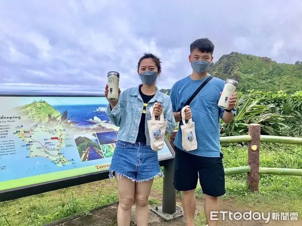 ▲▼為減塑低碳營造友善環境，台東綠島、蘭嶼2離島推出「租車住宿即借杯」活動。（圖／台東縣政府提供，下同）