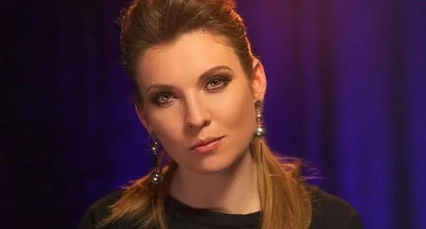 ▲▼「俄羅斯-1」著名的美女主持人斯卡比耶娃。（圖／翻攝自推特）