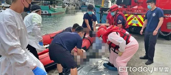 ▲基隆潮境公園驚見男浮屍　死因身份待查。（圖／記者郭世賢翻攝）