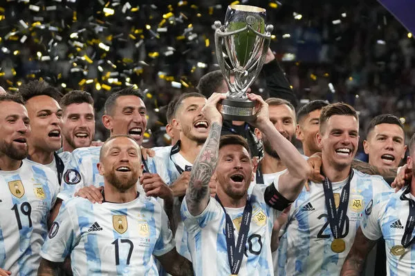 ▲▼ 阿根廷奪冠，梅西獲全場最佳 。（圖／達志影像／美聯社）