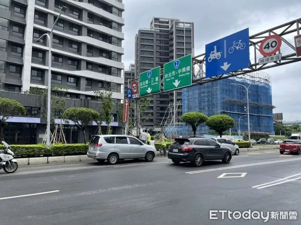 ▲▼新北市重新橋機車道區間測速設置完成，將在6月5日上路             。（圖／記者陳以昇翻攝）