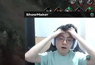 Showmaker登頂韓服第一　看到EDG造型開做實況效果：啊！頭好痛	