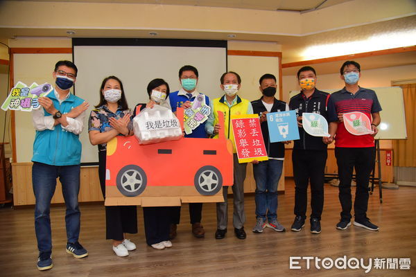 ▲國道3號愛蘭交流道口道路監視奏功，3個月取締18件亂丟垃圾。（圖／南投縣政府提供）