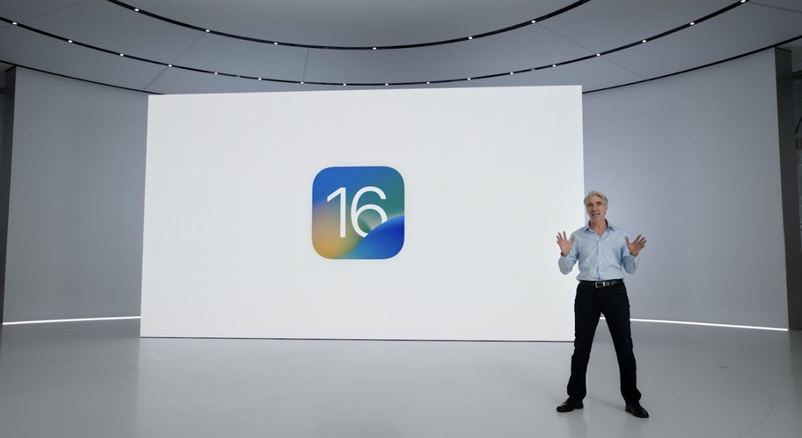 ▲蘋果正式發布iOS 16。（圖／翻攝自蘋果直播）