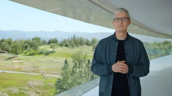 ▲蘋果庫克。（圖／蘋果直播）