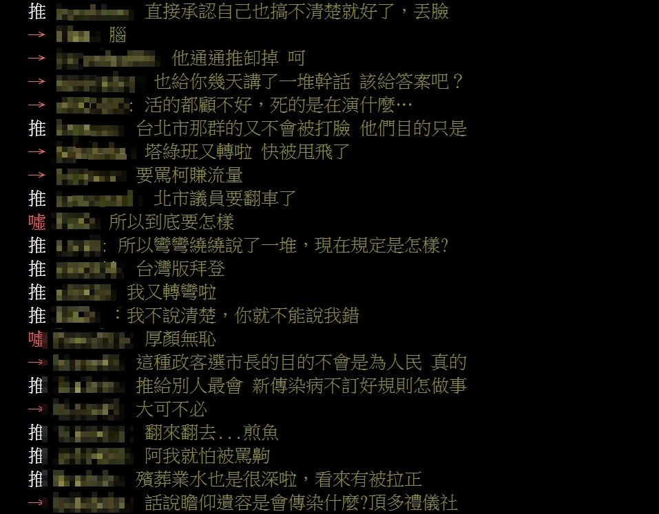 ▲▼陳時中坦言確診遺體「24小時內火化是對的」只是沒明寫，引爆鄉民熱議。（圖／翻攝PTT）