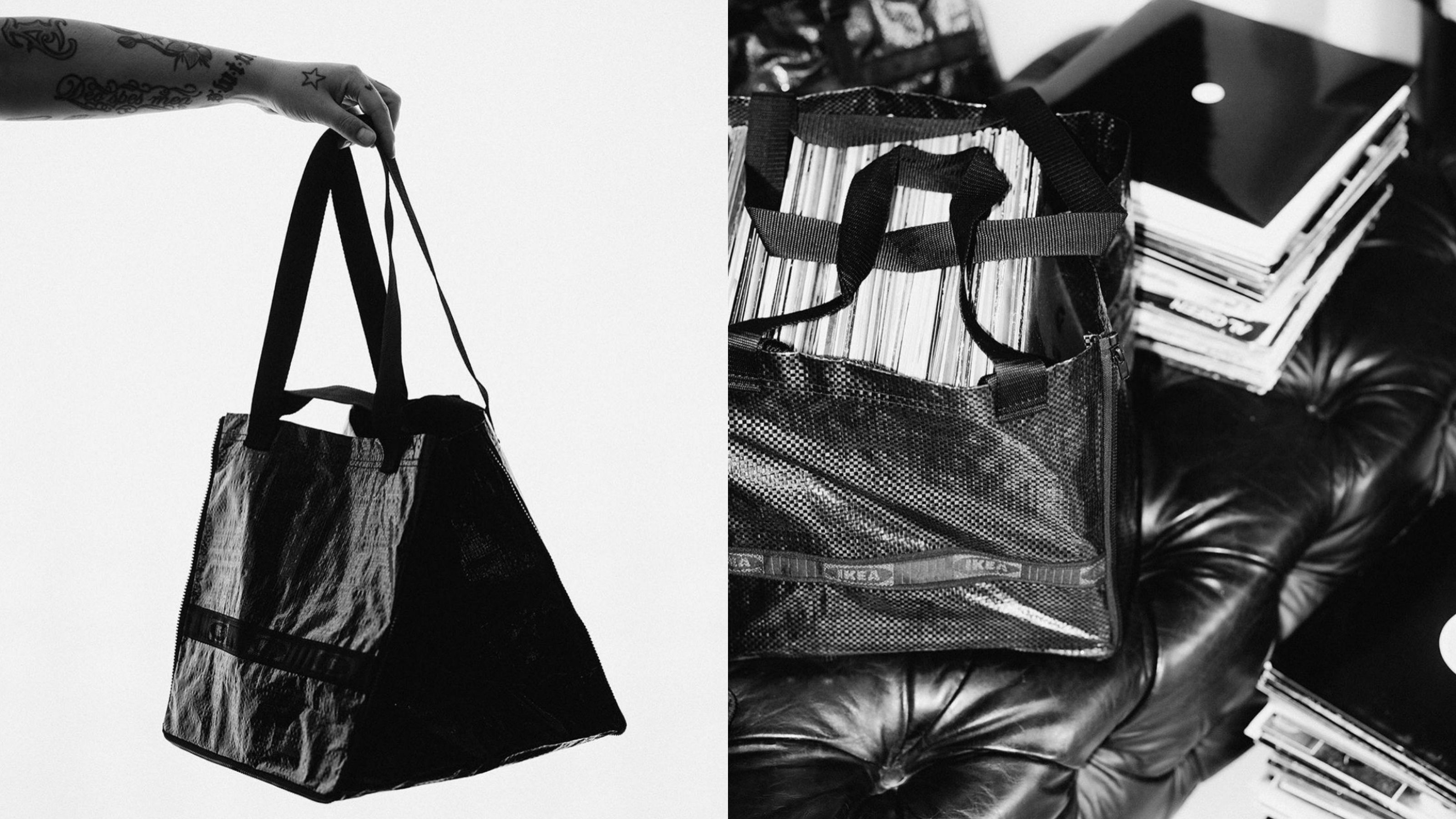 ▲IKEA將推出黑色購物袋。（圖／翻攝自iG）