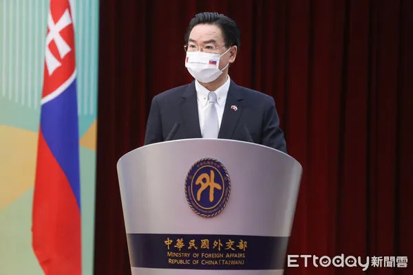 ▲外交部長吳釗燮致詞。（圖／記者林敬旻攝）