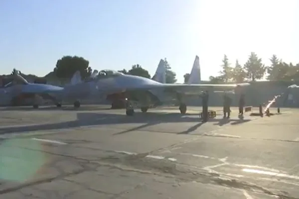 ▲▼俄羅斯與敘利亞舉行聯合演習。（圖／翻攝自推特）