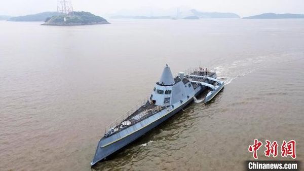▲大陸首艘無人艇於舟山海域海試成功。（圖／翻攝中新網）