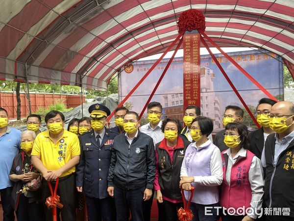 ▲▼ 0609蘆洲成州派出所重建，侯友宜到場祝禱    。（圖／記者戴上容攝）