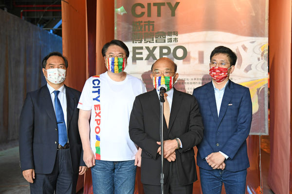 ▲▼行政院長蘇貞昌10日出席2022城市博覽會開幕典禮。（圖／行政院提供）