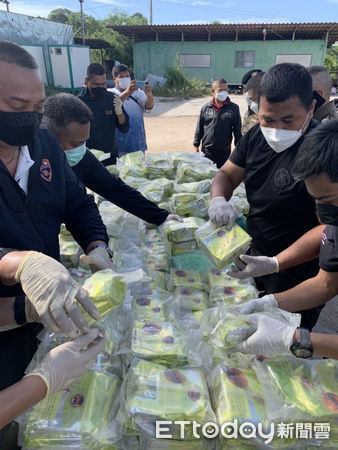 ▲橋頭地檢署組成專案小組，成功在泰國查獲200公斤安毒，包裝在「艾摩石像」內，避免輸入台灣             。（圖／記者吳奕靖翻攝）