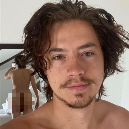 ▲寇兒史普洛茲自拍露股洩裸背讓粉絲驚呆了。（圖／翻攝自IG／colesprouse）