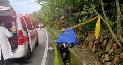 南投日月潭路段自摔　重機騎士頭部破裂當場身亡