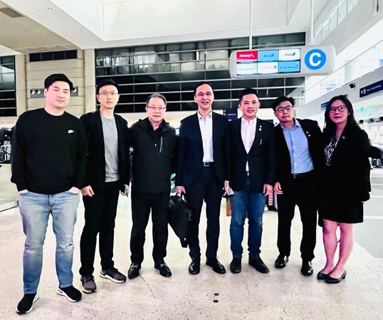 ▲▼國民黨主席朱立倫訪美之旅結束（翻攝朱立倫臉書）