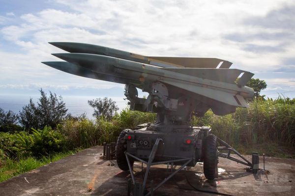 保衛臺海50餘年　綠島鷹式飛彈捍衛東部領空。（圖／軍聞社）