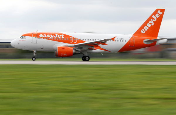 ▲▼  英國易捷航空（EasyJet） 。（圖／路透）