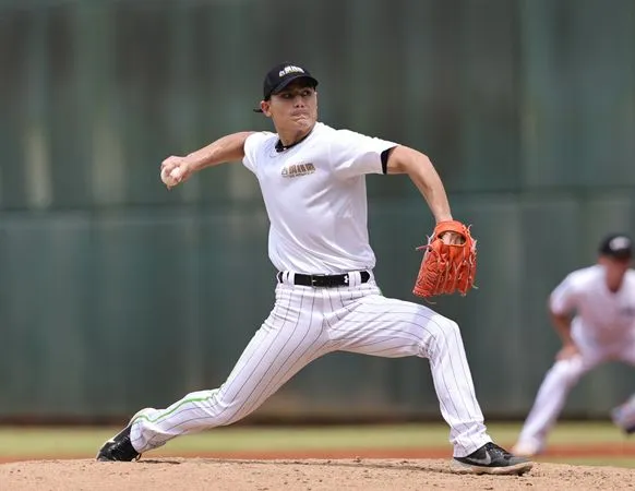 ▲台鋼雄鷹測試會投手爾曼羅索普。（圖／台鋼雄鷹提供）