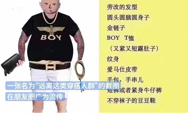 ▲▼唐山打人惡霸穿「BOY」T恤　網掀退貨潮還酸是「黑社會標配」。（圖／翻攝微博）