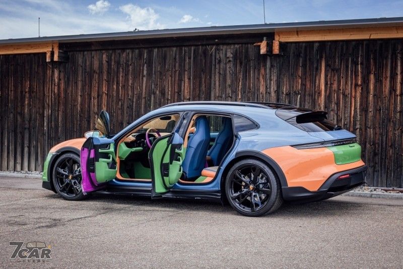 與運動鞋設計師合作打造　Porsche Taycan 4 Cross Turismo 藝術車登場