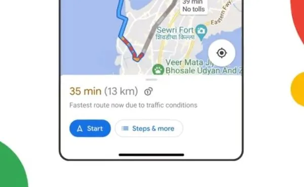 ▲Google Map自動計算過路費。（圖／取自Google Map推特）