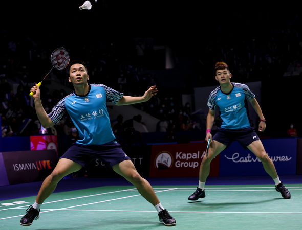 ▲ 印尼公開賽，▼李洋／王齊麟，麟洋配             。（圖／Badminton photo提供）