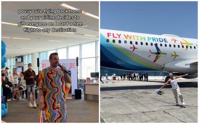 慶祝同志驕傲月！　阿拉斯加航空「讓旅客免費搭乘彩繪班機」