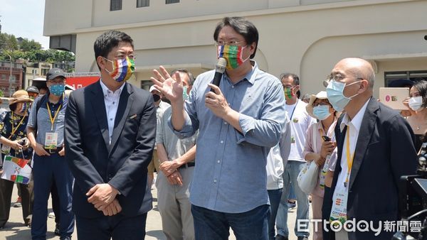 ▲民進黨徵召蔡適應參選基隆市長 林右昌：建設延續不二人選。（圖／記者郭世賢翻攝）