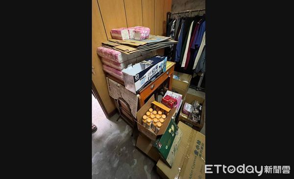 ▲彰化皮包骨大哥高燒40度急送醫，民眾送物資塞滿冰箱。（圖／彰化縣議員賴清美提供）