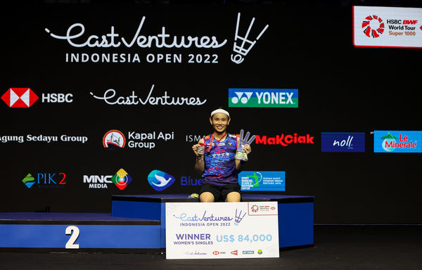 ▲▼ 印尼公開賽女單冠軍戴資穎            。（圖／Yves Lacroix / Badmintonphoto）