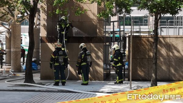 台北車站地下街火警。（圖／記者黃彥傑攝）