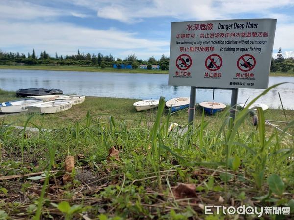 ▲活水湖環境優美，民眾及外地遊客喜歡到台東活水湖從事水域活動。（圖／台東縣政府提供，下同）